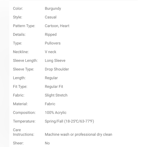 🚨 5/$20 Shein Curve 2XL red sweater - Picture 10 of 11